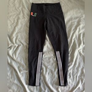 University of Miami adidas leggings